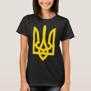 Camiseta Ucrânia Zelensky Tridente Ucraniano Brasão De Arma