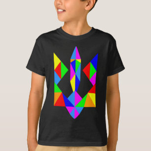 Camiseta Ucraniano Americano Apoio Ucrânia Trident