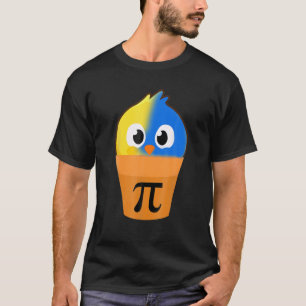 Camiseta Ucraniano Flag Chicken Pote Pi - Math Lover