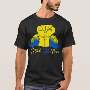 Camiseta Ucraniano Lover I Stand Com Ucrânia Support Ukrai