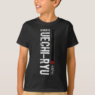 Camiseta Uechi Ryu Karate Do Martial Arts Japão Belt Retro