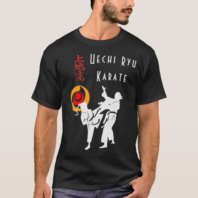 Camiseta Uechi Ryu Karate Kumite Cena Budo T-Shirt (Frente)