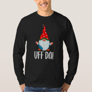 Camiseta Uff Da Fofo Gnome Sueco Natal Família Roupas Combi