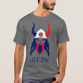 Camiseta Uff Da Norueguesa Nórdica Viking Escandinava Norue