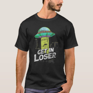 Camiseta Ufo Abdução Extraterrestre Fica Na Alienígena Perd