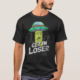 Camiseta Ufo Abdução Extraterrestre Fica Na Alienígena Perd
