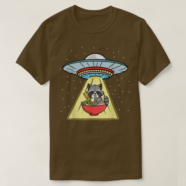Camiseta Ufo Abdução Ramen Noodle (Frente do Design)