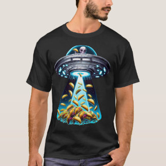 Camiseta Ufo Alien Eating Tacos Taco Lover Funny