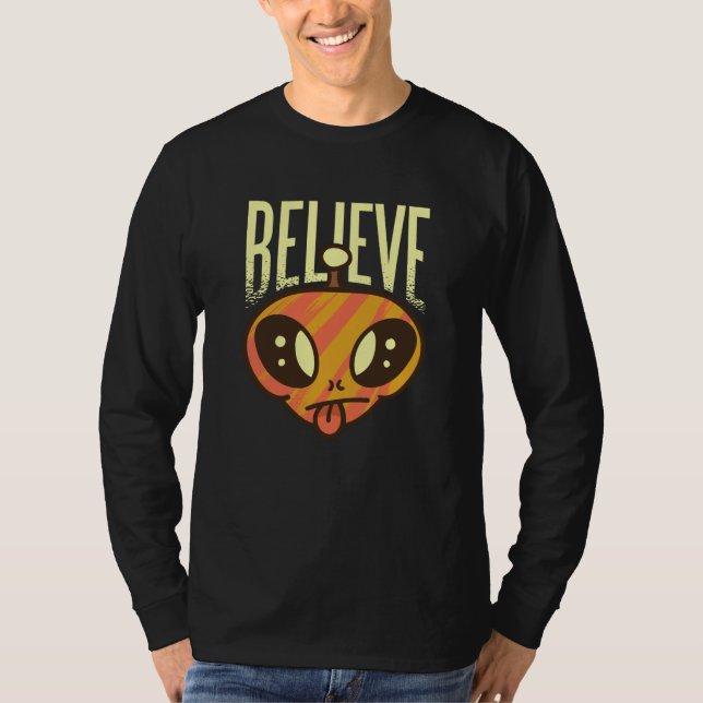 Camiseta Ufo Alien Slogan for Men and Women (Frente)