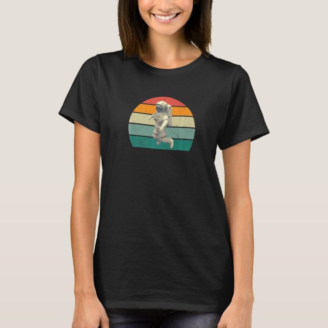 Camiseta UFO alienígena universo espaçonave astronauta plan (Frente)