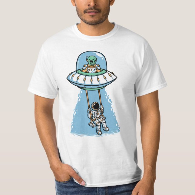 Camiseta UFO Astronaut Exchange (Frente)