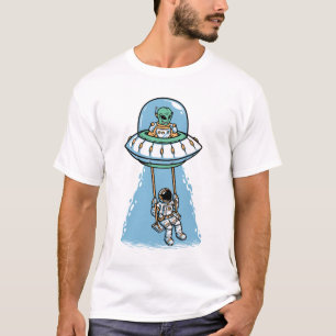 Camiseta UFO Astronaut Exchange