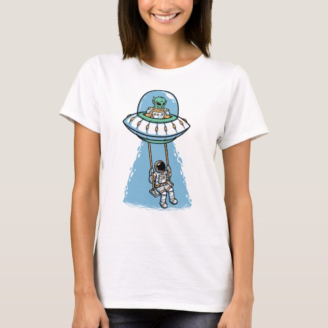 Camiseta UFO Astronaut Exchange (Frente)