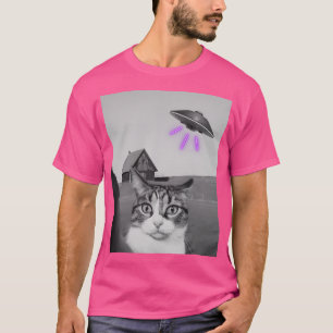 Camiseta Ufo Cat Selfie