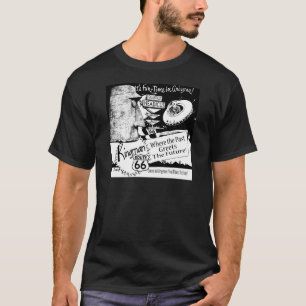Camiseta UFO da alienígena da rota 66 de Giganticus