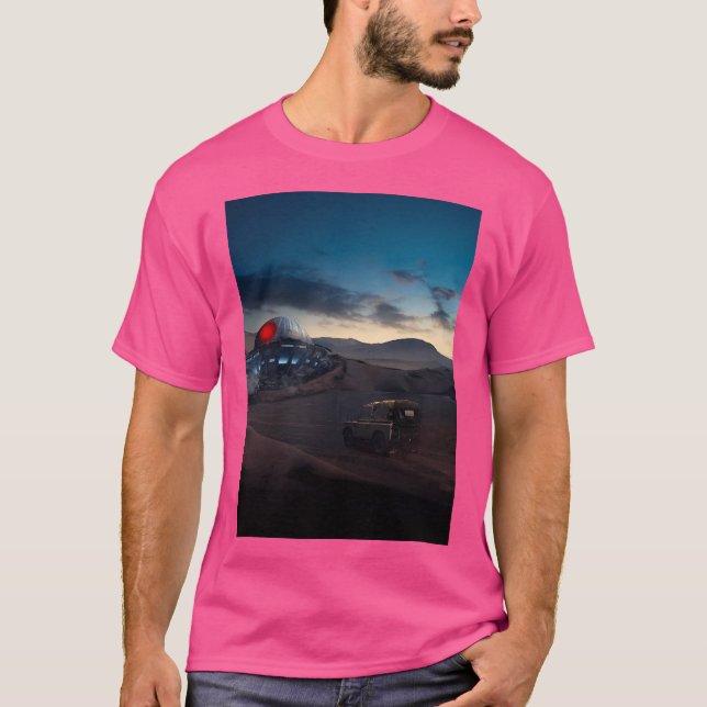 Camiseta Ufo danificado (Frente)
