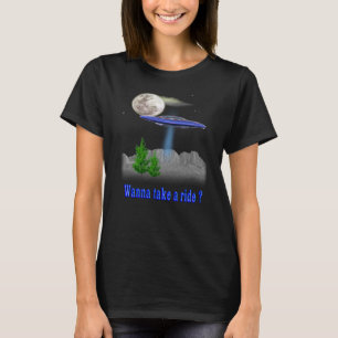 Camiseta UFO engraçado