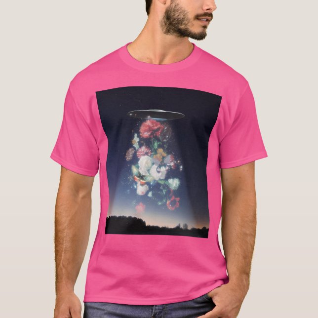 Camiseta Ufo Flowers (Frente)
