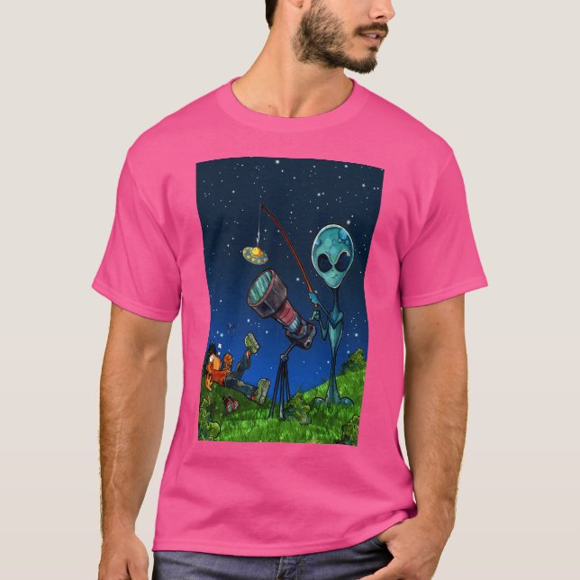 Camiseta Ufo Kid - Ufo Em Uma String (Frente)