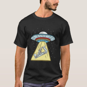 Camiseta Ufo Pavimentação Do Plano De Abdução