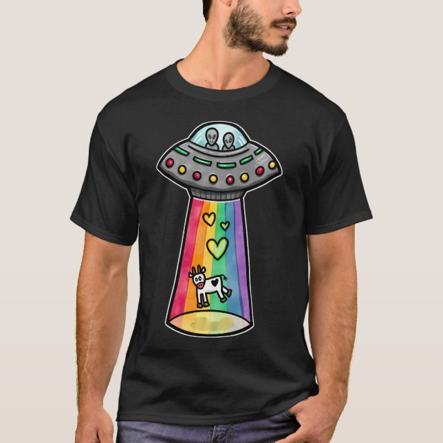 Camiseta Ufo Rainbow (Frente)