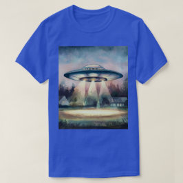 Camiseta UFO Sighting Watercolor Painting T Shirt