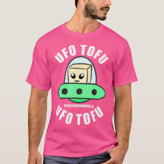 Camiseta Ufo Tofu Ortografado Para Trás É Ufo Tofu - Engraç