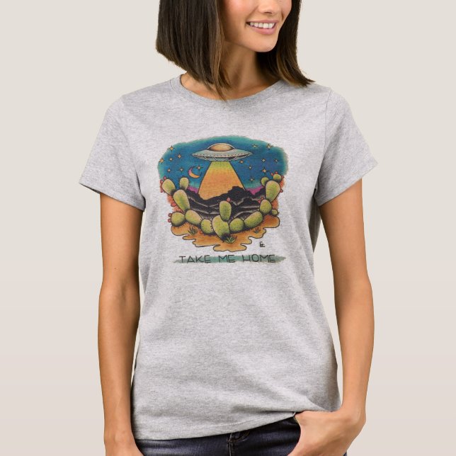 Camiseta UFO - Tome-me Home (Frente)