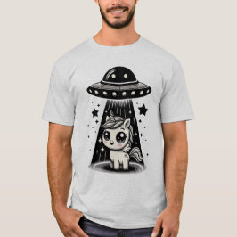 Camiseta UFO Unicórnio - Encontro Alien Cute e Caprichoso