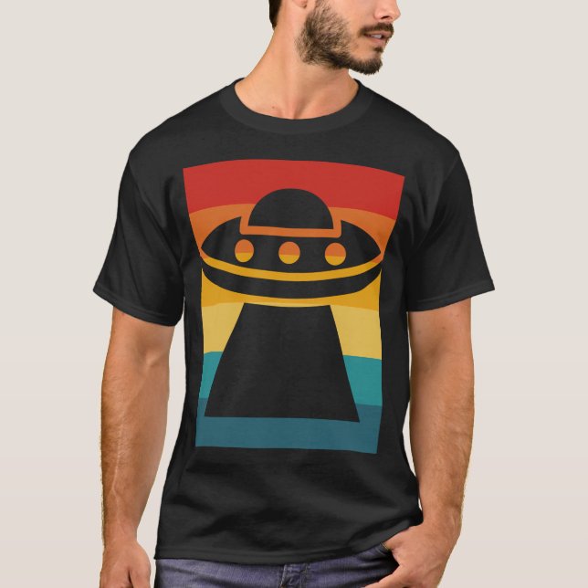 Camiseta Ufo Voando Saucer Extraterrestre (Frente)
