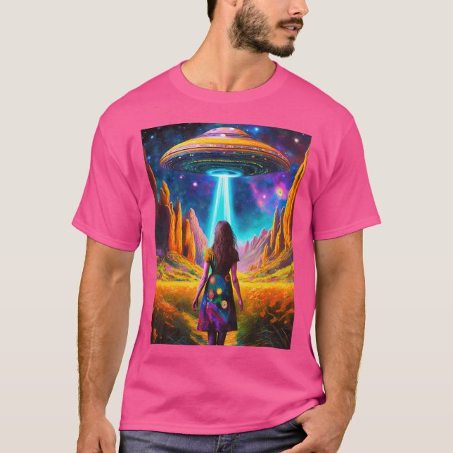 Camiseta Ufo Watercolor (Frente)