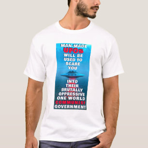Camiseta UFOs (leves) feitos pelo homem