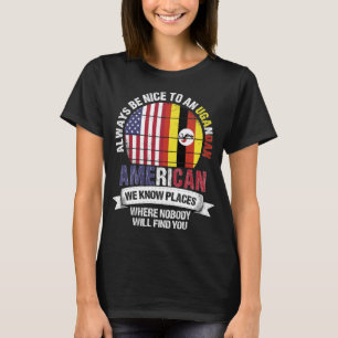 Camiseta Uganda: Estados Unidos conhecem os lugares País U