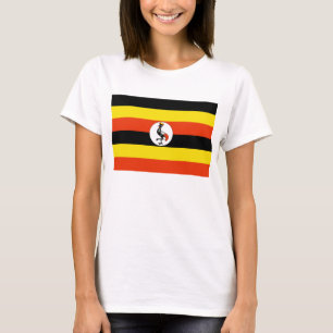 Camiseta Uganda Flag x Map T-Shirt