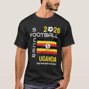 Camiseta UGANDA Futebol Futebol Personalizado 2026 QUALQUER