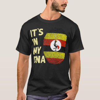 Camiseta Uganda: Meu DNA, Equipe de bandeira de Uganda 
