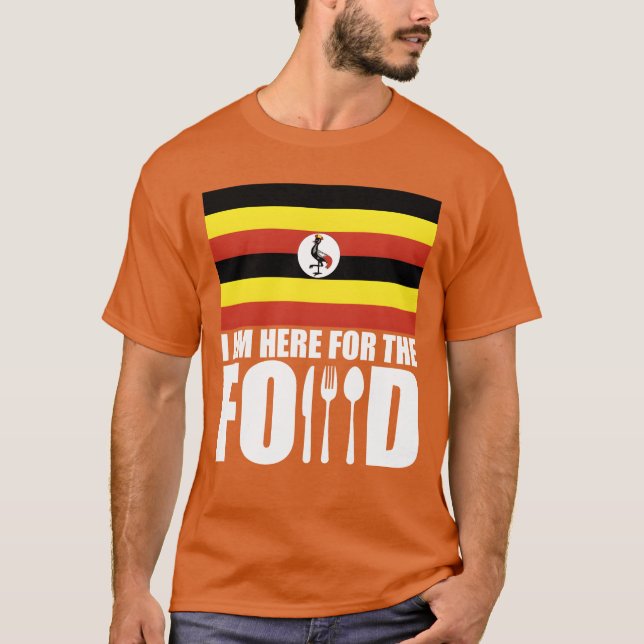 Camiseta Uganda souvenir food travel boy (Frente)