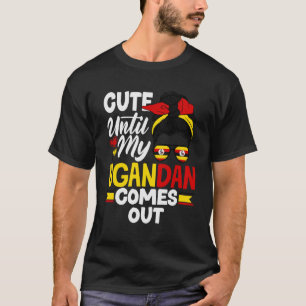 Camiseta Uganda Uganda Uganda Uganda Flag Cute Até My Ugand