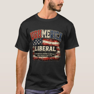 Camiseta Ughmerica Liberal 4 de Julho Independente Político
