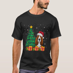 Camiseta Ugly Bet Hound Papai Noel Luzes de Natal Amor