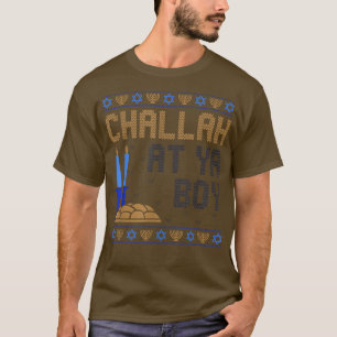 Camiseta Ugly Hanukkah Funny Chanukah Challah No Ya Boy Jew