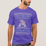 Camiseta Ugly Hanukkah Sweater Menorah Jewnicorn Unicorn Ch<br><div class="desc">Ugly Hanukkah Sweater Menorah Jewnicorn Unicorn Chanukkah.</div>