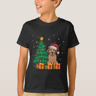 Camiseta Ugly Labrador Papai Noel Luz de Natal
