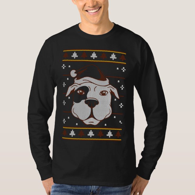 Camiseta Ugly Sweater Pitbull (Frente)