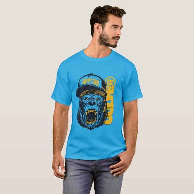 Camiseta UGLYE ®️ Feroous Gorilla T-Shirt (Frente Completa)