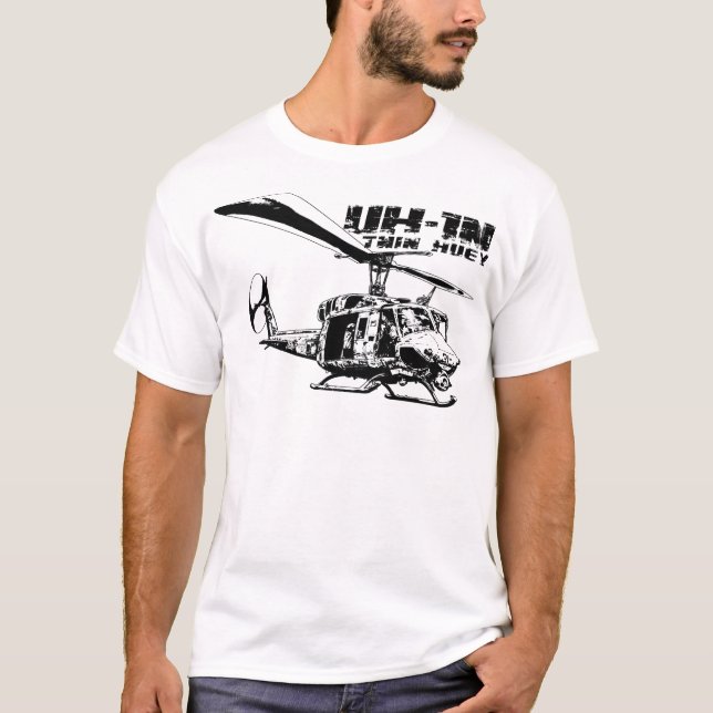 Camiseta UH-1N Huey gêmeo (Frente)