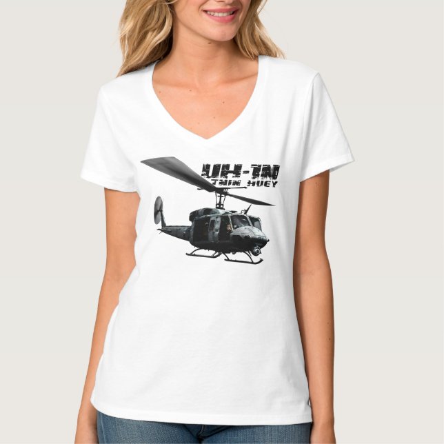Camiseta UH-1N Huey gêmeo (Frente)