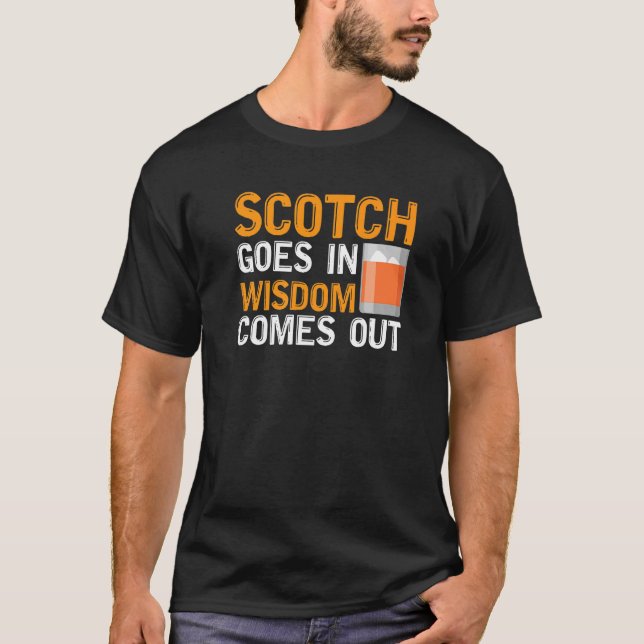 Camiseta Uísque Entra Uísque Sai Bebedor de Uísque (Frente)