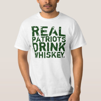 Camiseta Uísque real T da bebida dos patriotas