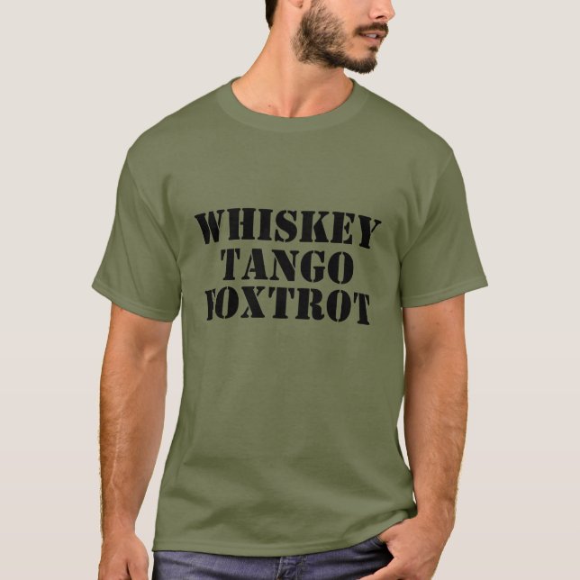 Camiseta UÍSQUIA - TANGO - FOXTROT Tee (Frente)